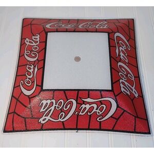 Vintage Tiffany Style Coca Cola Ceiling Light Shade Glass Lamp Cover Fixture